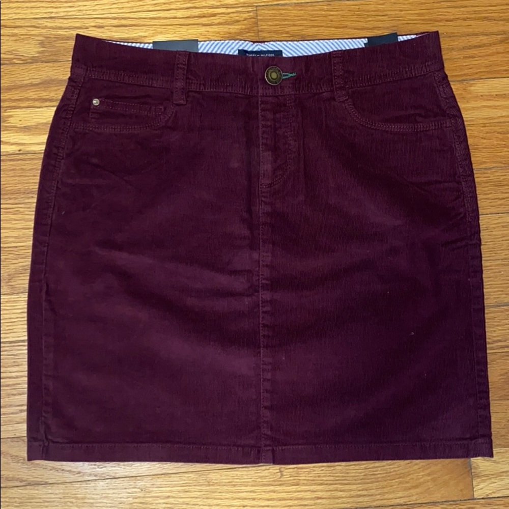 Tommy Hilfiger Burgundy Skirt!